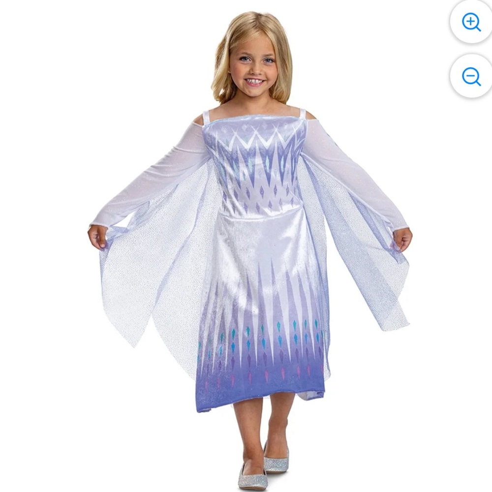 Frozen 2 Elsa Dress with Diamond Pattern size 6/6x
